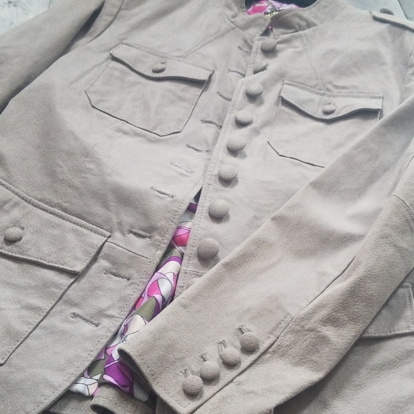 Twiggy London womens leather military jackey - Picture 5 of 8